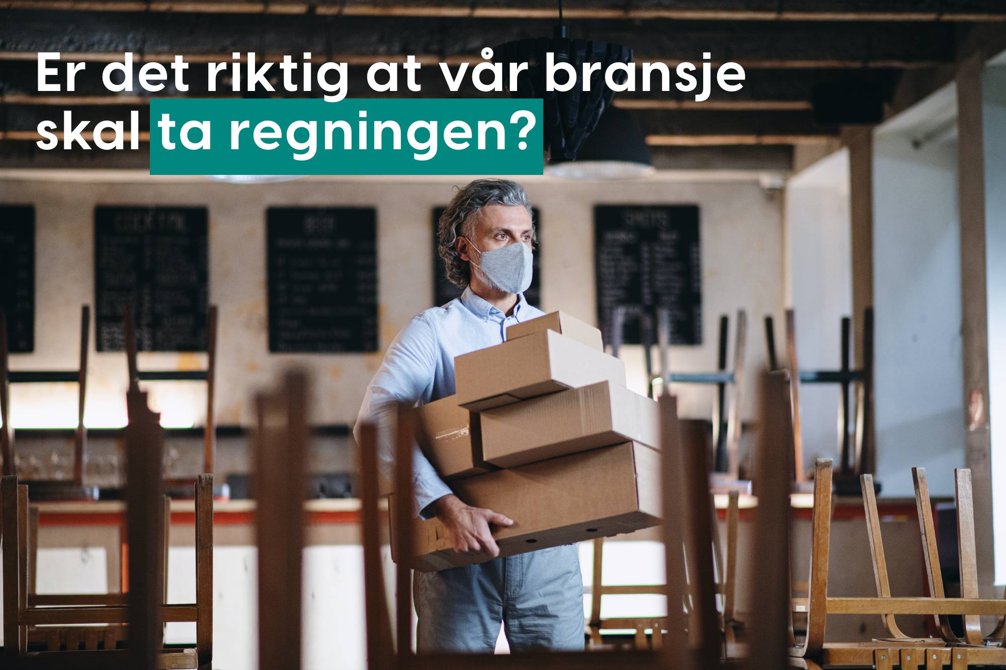Er det riktig at vår bransje skal ta regningen?