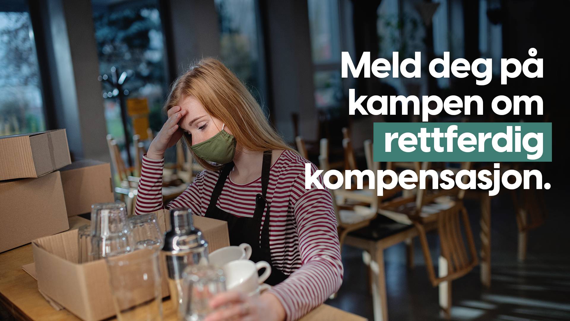 Meld deg på kampen om rettferdig kompensasjon.